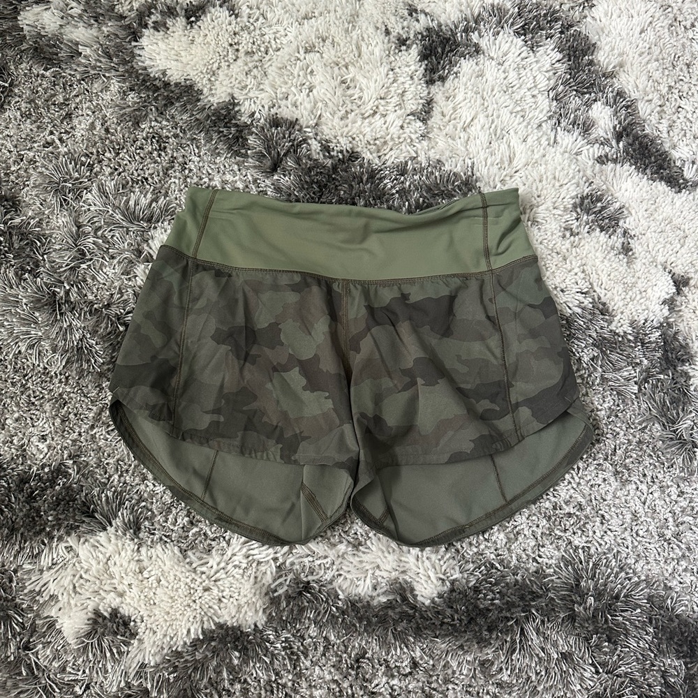 Lululemon camo shorts